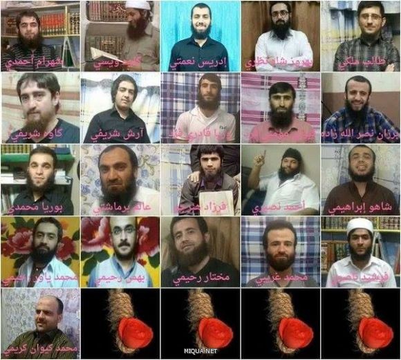  عدد من دعاة وناشطي السنة الإيرانيين المحكومين بالإعدام